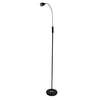 Black Floor Light LED Sasso Adjustable 1 Light