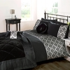 Black Lace Single Duvet Set