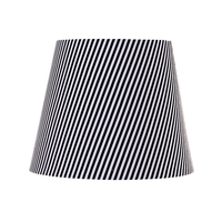 Black Striped Easy to Fit Shade - Nautical Style