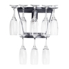 Black Wall Light 2 Tier Champagne Flute