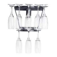 Black Wall Light 2 Tier Champagne Flute