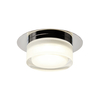 Bolton 1 Light Bathroom LED Dual Mount Ceiling Light - Chrome