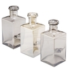 Bottle Table Lamps 3 Smoked Glass - Multi Coloured