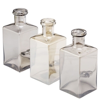 Bottle Table Lamps 3 Smoked Glass - Multi Coloured