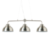 Brooklyn 3 Light Industrial Ceiling Pendant Bar - Satin Chrome