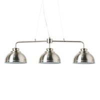 Brooklyn 3 Light Industrial Ceiling Pendant Bar - Satin Chrome