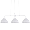 Brooklyn 3 Light Industrial Ceiling Pendant Bar - White