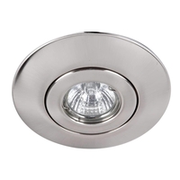 Brushed Chrome Recessed Downlight Conversion Kit