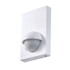 Brushed Effect Adjustable Outdoor PIR Motion Sensor - White
