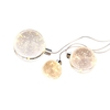 Bubble LED Glass Cluster Table Lamp - Chrome