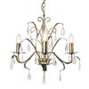 Caitlyn 3 Light Chandelier - Antique Brass