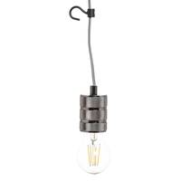 Calla Plug In Cable Ceiling Pendant Light - Black Nickel