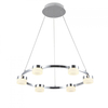 Calonne 6 Light Dimmable LED Circular Ceiling Pendant - Chrome