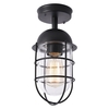 Cari 1 Light Caged Outdoor Lantern - Black