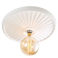 Carn Large Plaster Ceiling Rose - White