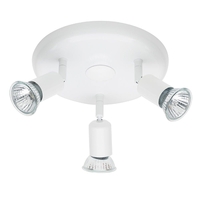 Ceiling Spotlight Plate - 3 Light - White