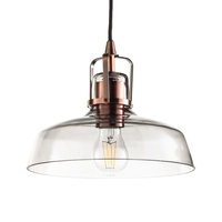 Cena 1 Light Diner Ceiling Pendant - Copper