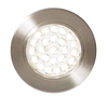 Charles Circular Natural White LED Under Kitchen Cabinet Light - Satin Nickel