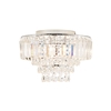 Chrissy Prism Bar Semi Flush Ceiling Light - Chrome