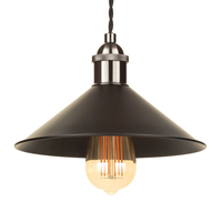 Ciana Small Fishermans Style Diner Shade - Matte Black