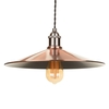 Ciana Wide Fishermans Style Diner Shade - Antique Copper
