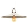Ciana Wide Fishermans Style Diner Shade - Polished Nickel