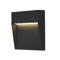 Ciar 10cm Square LED Outdoor Guide Wall Light - Anthracite