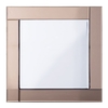 Classic Bar Square Mirror - Bronze
