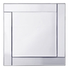 Classic Bar Square Mirror - Silver