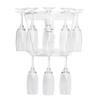 Contemporary Wall Light Champagne Flute 2 Tier - White