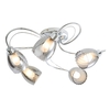 Cora 5 Light Bathroom Tangle Flush Ceiling Light - Chrome