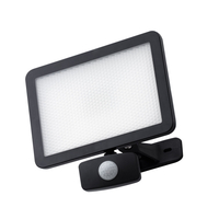 Corbett 30 Watt LED Outdoor Polycarbonate Floodlight with PIR - Black