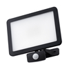 Corbett 50 Watt LED Outdoor Polycarbonate Floodlight with PIR - Black