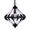 Corsica 1 Light Ceiling Pendant - Black