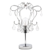 Crystal Effect Table Lamp – Chrome