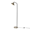 Danica 1 Light Industrial Style Floor Lamp - Antique Brass