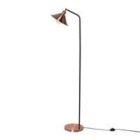 Danica 1 Light Industrial Style Floor Lamp - Antique Copper