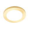 Darly 12 Watt LED Flush Ceiling or Wall Light - Satin Brass