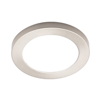 Darly 12 Watt LED Flush Ceiling or Wall Light - Satin Nickel