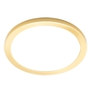 Darly 24 Watt LED Flush Ceiling or Wall Light - Satin Brass