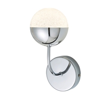 Della 1 Light Bathroom LED Wall Light - Chrome
