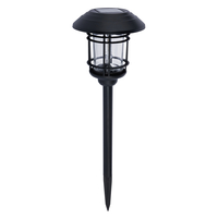 Delonix Outdoor Solar LED Spike Light - Black