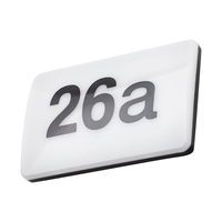 Deur LED Outdoor Door Light with Numbers and Sensor - Black and White