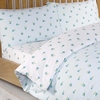 Ditsy Floral Double Fitted Bed Sheet - Blue