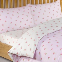 Ditsy Floral Kingsize Fitted Bed Sheet - Pink