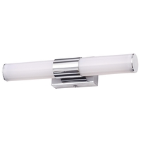 Doncaster 1 Light Bathroom Small LED Mirror Bar Tube Wall Light - Chrome