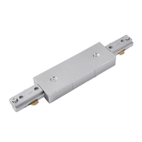 Double Live End for Single Circuit Mains Track in Silver