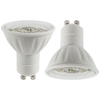 Double Pack of 4 Watt Clearance LED GU10 Light Bulbs - Clear