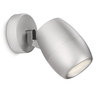 Ecomoods 1 Light Adjustable Spotlight Wall Light - Satin Chrome