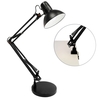 Elger Swing-Arm Clip On Task Lamp - Black